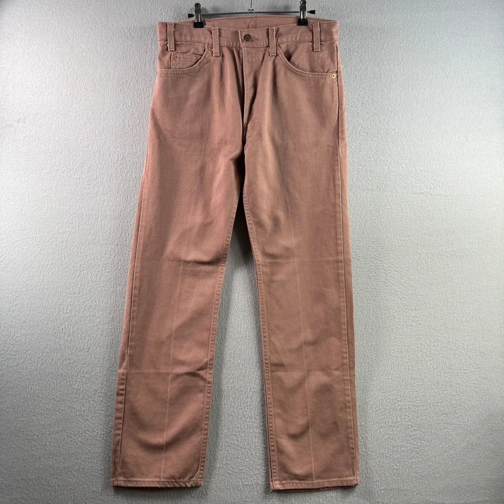 Vintage Levis Jeans Mens 34x32 (Fits 32x31) White Tab 501 Straight 80s USA